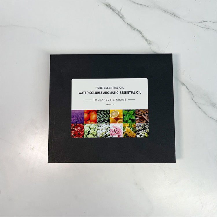 A Set of 12 Water-based essential oils