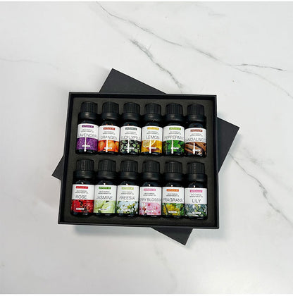 A Set of 12 Water-based essential oils